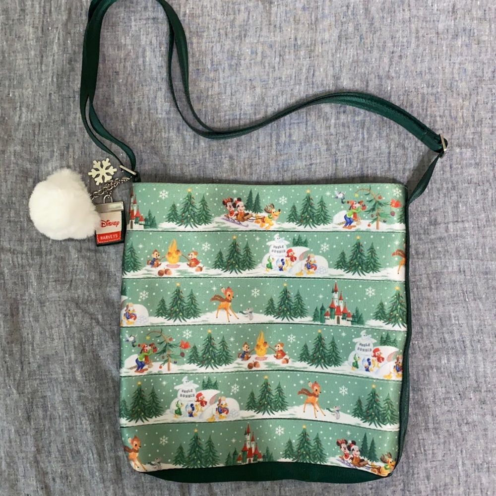 NWOT Disney vintage holiday crossbody Harvey’s bag